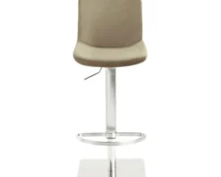 Barstuhl Mayer Sitzmöbel 1287 40 x 49 x 81 cm Edelstahl beige