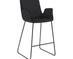 Barstuhl Mayer Sitzmöbel 1222 53 x 49 x 95 cm Stahl schwarz/anthrazit 1222_K3_30487