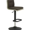 Barstuhl Mayer Sitzmöbel 1211 44 x 47 x 80 cm Stahl schwarz/taupe + schokobraun