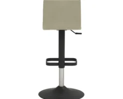 Barstuhl Mayer Sitzmöbel 1211 44 x 47 x 80 cm Stahl schwarz/taupe + schokobraun