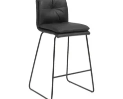 Barstuhl Mayer Sitzmöbel 1231 48,5 x 51,5 x 90 cm Stahl schwarz/graphit 1231_K3_30480
