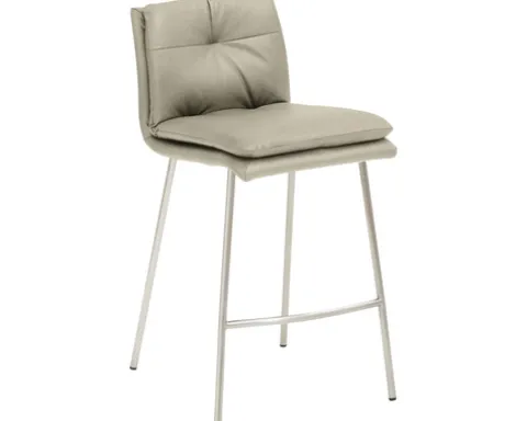 Barstuhl Mayer Sitzmöbel 1231 48,5 x 51,5 x 90 cm Edelstahl/taupe 1231_V4_30484