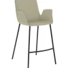 Barstuhl Mayer Sitzmöbel 1222 53 x 49 x 95 cm Stahl schwarz/taupe 1222_V3_30484