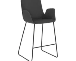 Barstuhl Mayer Sitzmöbel 1222 53 x 49 x 95 cm Stahl schwarz/graphit 1222_K3_30480