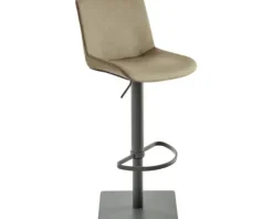 Barstuhl Mayer Sitzmöbel 1287 40 x 49 x 81 cm Stahl grau/beige