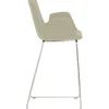 Barstuhl Mayer Sitzmöbel 1222 53 x 49 x 95 cm Edelstahl/taupe 1222_K4_30484