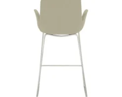 Barstuhl Mayer Sitzmöbel 1222 53 x 49 x 95 cm Edelstahl/taupe 1222_K4_30484
