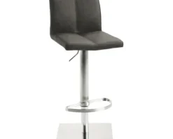 Barstuhl Mayer Sitzmöbel 1285 42 x 46 x 78 cm Edelstahl/schlamm