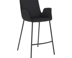 Barstuhl Mayer Sitzmöbel 1222 53 x 49 x 95 cm Stahl schwarz/anthrazit 222_V3_30487
