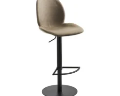 Barstuhl Mayer Sitzmöbel 1276 46 x 50 x 84,5 cm Stahl braun beige