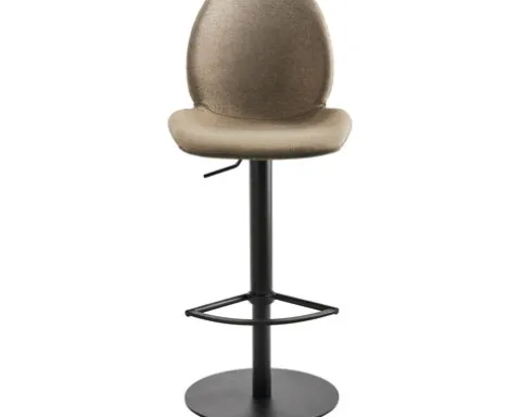 Barstuhl Mayer Sitzmöbel 1276 46 x 50 x 84,5 cm Stahl braun beige