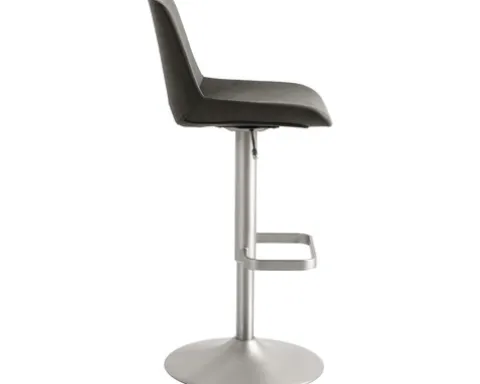 Barstuhl Mayer Sitzmöbel 1235 44 x 48 x 85 cm Stahl chrom/schlamm
