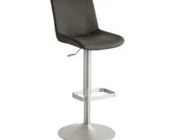 Barstuhl Mayer Sitzmöbel 1235 44 x 48 x 85 cm Stahl chrom/schlamm