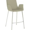 Barstuhl Mayer Sitzmöbel 1222 53 x 49 x 95 cm Edelstahl/taupe 1222_V4_30484