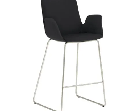 Barstuhl Mayer Sitzmöbel 1222 53 x 49 x 95 cm Edelstah/anthrazit