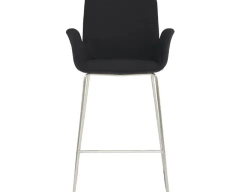 Barstuhl Mayer Sitzmöbel 1222 53 x 49 x 95 cm Edelstah/anthrazit