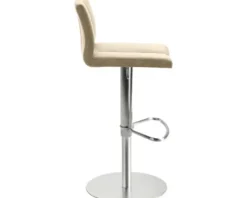 Barstuhl Mayer Sitzmöbel 1242 42 x 46 x 79 cm Edelstahl/beige 1242_26478