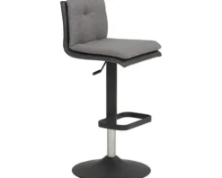 Barstuhl Mayer Sitzmöbel 1211 44 x 47 x 80 cm Stahl schwarz/anthrazit + grau