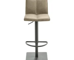 Barstuhl Mayer Sitzmöbel 1285 42 x 46 x 78 cm Stahl grau/beige