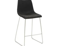 Barstuhl Mayer Sitzmöbel 1175 47 x 51 x 99 cm Edelstahl schwarz