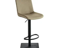 Barstuhl Mayer Sitzmöbel 1287 40 x 49 x 81 cm Stahl schwarz/beige