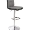 Barstuhl Mayer Sitzmöbel 1211 44 x 47 x 80 cm Stahl chrom/anthrazit + grau