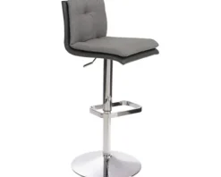 Barstuhl Mayer Sitzmöbel 1211 44 x 47 x 80 cm Stahl chrom/anthrazit + grau