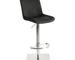 Barstuhl Mayer Sitzmöbel 1287 40 x 49 x 81 cm Edelstahl/schwarz