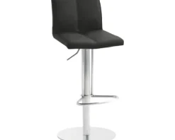 Barstuhl Mayer Sitzmöbel 1242 42 x 46 x 79 cm Edelstahl/scharzgrau