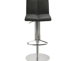 Barstuhl Mayer Sitzmöbel 1242 42 x 46 x 79 cm Edelstahl/scharzgrau
