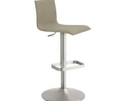 Barstuhl Mayer Sitzmöbel 1212 45 x 47 x 79 cm Stahl chrom matt/taupe