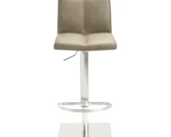 Barstuhl Mayer Sitzmöbel 1285 42 x 46 x 78 cm Edelstahl beige