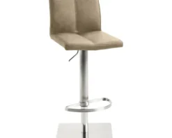 Barstuhl Mayer Sitzmöbel 1285 42 x 46 x 78 cm Edelstahl beige