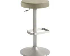Barstuhl Mayer Sitzmöbel 1200 44 x 44 x 55 cm Stahl chrom matt/taupe