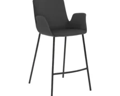 Barstuhl Mayer Sitzmöbel 1222 53 x 49 x 95 cm Stahl schwarz/graphit 1222_V3_30480