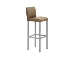 Barstuhl Mayer Sitzmöbel 1164 40 x 45 x 109 cm Stahl perlsilber/hellbraun
