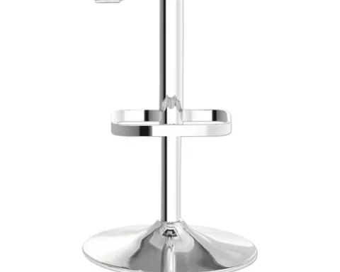 Barstuhl Mayer Sitzmöbel 1235G 44 x 48 x 85 cm Stahl chrom/schlamm