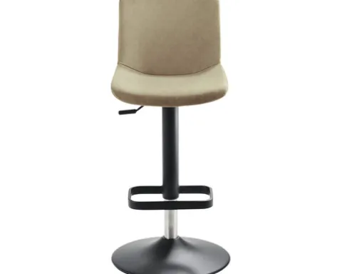 Barstuhl Mayer Sitzmöbel 1235G 44 x 48 x 85 cm Stahl schwarz/beige