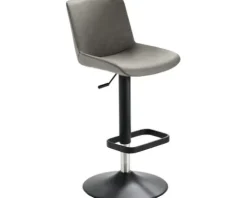 Barstuhl Mayer Sitzmöbel 1235G 44 x 48 x 85 cm Stahl schwarz/schlamm