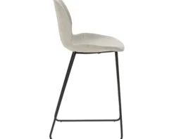 Barstuhl Mayer Sitzmöbel mySOLO 1176 49 x 49 x 96 cm Stahl schwarz/muschelgrau 1176-K3-526
