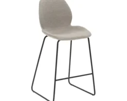 Barstuhl Mayer Sitzmöbel mySOLO 1176 49 x 49 x 96 cm Stahl schwarz/muschelgrau 1176-K3-526