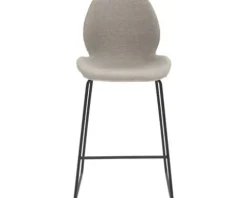 Barstuhl Mayer Sitzmöbel mySOLO 1176 49 x 49 x 96 cm Stahl schwarz/muschelgrau 1176-K3-526