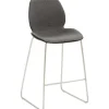 Barstuhl Mayer Sitzmöbel mySOLO 1176 49 x 49 x 96 cm Edelstahl/anthrazit 1176-K4-524