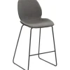 Barstuhl Mayer Sitzmöbel mySOLO 1176 49 x 49 x 96 cm Stahl schwarz/anthrazit + schwarz 1176-K3-524