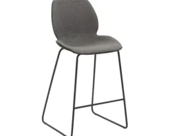 Barstuhl Mayer Sitzmöbel mySOLO 1176 49 x 49 x 96 cm Stahl schwarz/anthrazit + schwarz 1176-K3-524