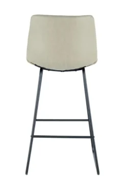 Barstuhl Kylie 500 2er-Set Taupe / Graubraun / Schwarz