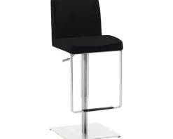 Barstuhl Mayer Sitzmöbel 1260EL 40 x 45 x 87 cm Edelstahl schwarz