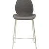 Barstuhl Mayer Sitzmöbel mySOLO 1176 49 x 49 x 96 cm Edelstahl/anthrazit + schwarz 1176-V4-524