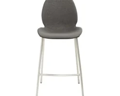 Barstuhl Mayer Sitzmöbel mySOLO 1176 49 x 49 x 96 cm Edelstahl/anthrazit + schwarz 1176-V4-524