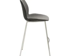Barstuhl Mayer Sitzmöbel mySOLO 1176 49 x 49 x 96 cm Edelstahl/anthrazit + schwarz 1176-V4-524
